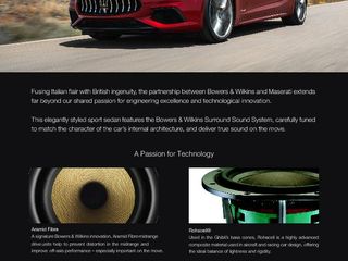 2019-03 Bowers Wilkins One Pager_MY19 Maserati Ghibli