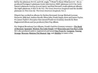 Frank Filipetti Bio