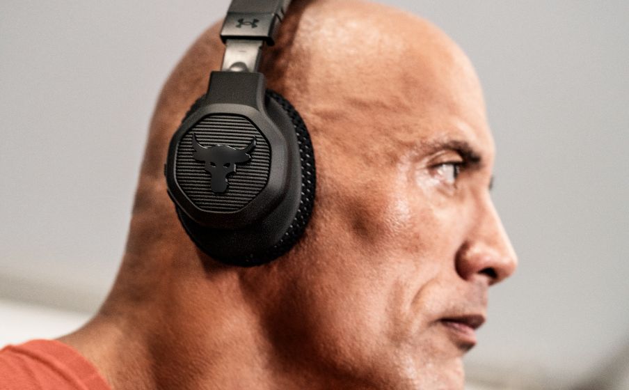 ヘッドフォン/イヤフォン UA PROJECT ROCK OVER-EAR TRAINING HEADPH Designed, Tested, and Approved by Dwayne “The Rock” Johnson