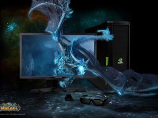 3D Vision 3D PC Alienware Monitor World Of Warcraft.