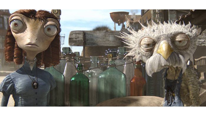 Left to right: Beans (Isla Fisher) and Furgus (Lew Temple) in RANGO, from Paramount Pictures and Nickelodeon Movies.
Photo credit: Courtesy of Paramount Pictures
(C) 2011 Paramount Pictures. All Rights Reserved.