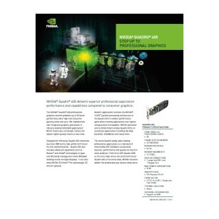NVIDIA Quadro 400 datasheet