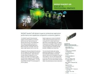 NVIDIA Quadro 400 datasheet