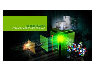 New NVIDIA Quadro 4000 for Mac data sheet (features/benefits)