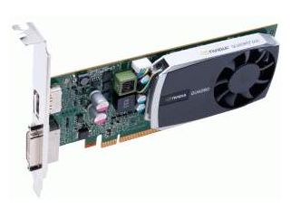 Quadro 600 - top of card on side