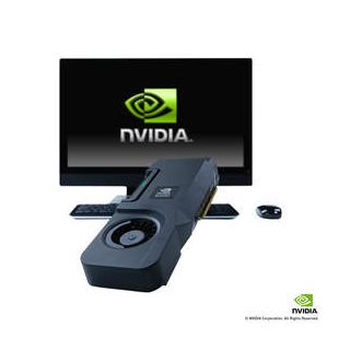 NVIDIA Quadro All-In-One GPU for the HP Z1 (external card shot with the HP Z1)