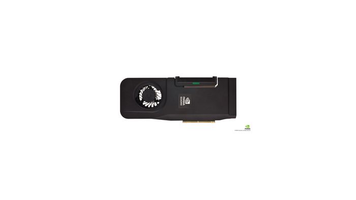 NVIDIA Quadro All-In-One GPU for the HP Z1 (external card shot with the HP Z1)
