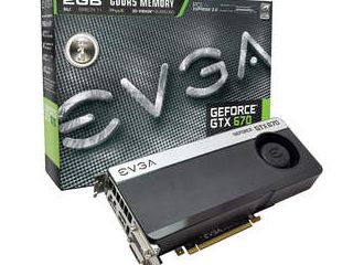 The GeForce GTX 670 is built from the same DNA as the GTX 680, using the same GK104 GPU, and 2GB of GDDR5 memory.