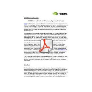 NVIDIA Maximus case study - Delphi