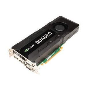 New NVIDIA Quadro K5000 professional graphics card - 3 qtr shot