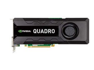 New NVIDIA Quadro K5000 professional graphics card - front shot