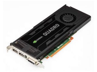 A high-end card that delivers blazing-fast performance for graphics-intensive applications, the NVIDIA Quadro K4000 -- built on the ultra-efficient NVIDIA Kepler architecture -- has 3GB of onboard memory, multi-monitor support and stereo capability in ...