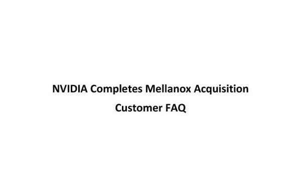 Mellanox Customer FAQ