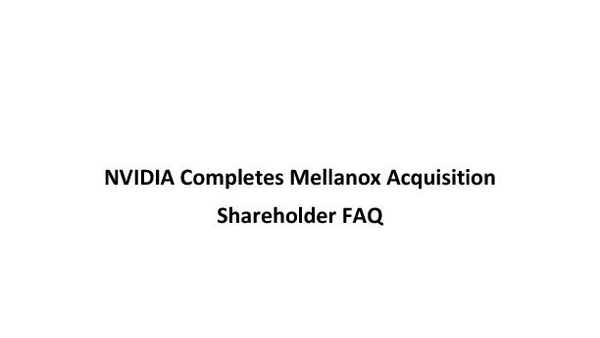 Mellanox Shareholder FAQ