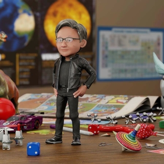 NVIDIA Omniverse Avatar With Toy Jensen