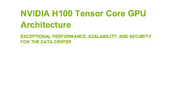 NVIDIA Hopper Whitepaper