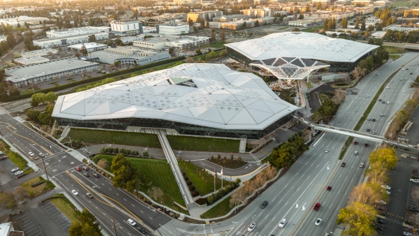 Aerial View of NVIDIA Voyager and Endeavor