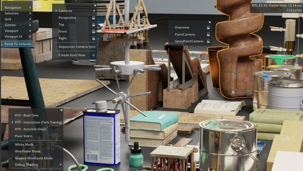 NVIDIA Omniverse Viewport 2.0 on Omniverse Kit