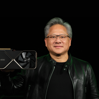 NVIDIA CEO Jensen Huang With GeForce RTX 4090