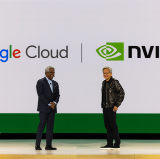 Google Cloud and NVIDIA CEOs at Google Cloud Next