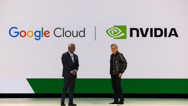 Google Cloud and NVIDIA CEOs at Google Cloud Next