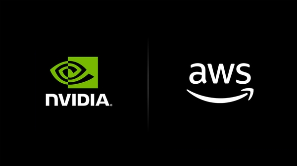 NVIDIA and AWS Logos