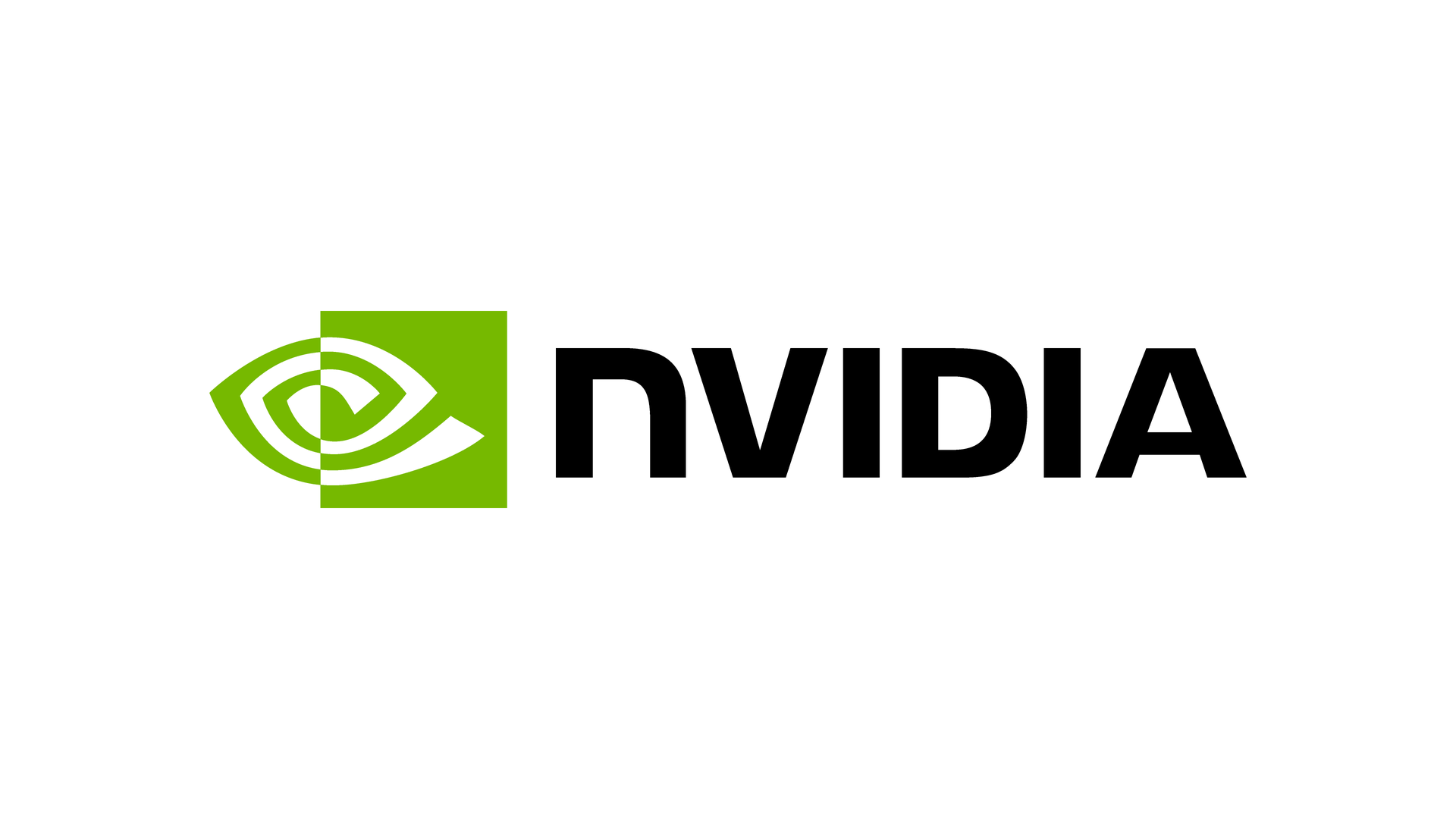Logo NVIDIA em fundo branco