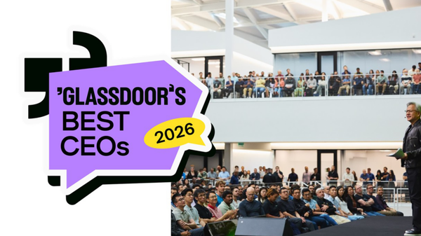 NVIDIA CEO Tops Glassdoor’s 2026 List of Best CEOs