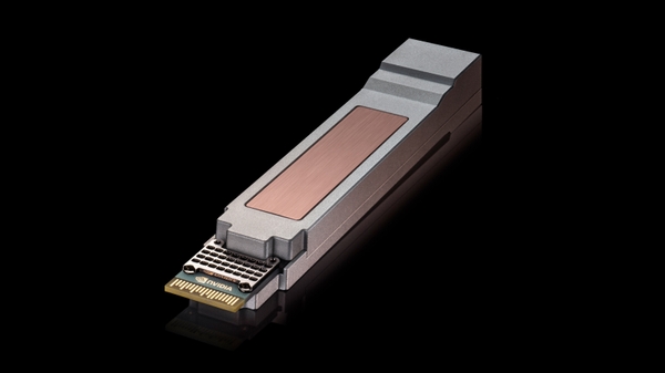 Photograph accompanying NVIDIA and Cisco propose USFP, an OSFP-sized optic with 16 lanes at 400Gb/s each