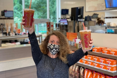 Dunkin' Brands Employees Couldn't Wait to Try Oatmilk at Dunkin': Video