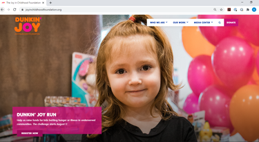 Dunkin' JiCF website