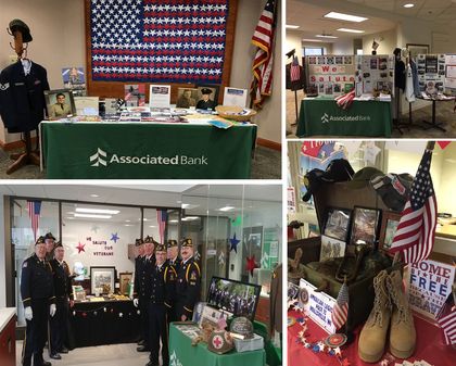 American Legion Post receives $5,000 in donations from Associated Bank Veterans Appreciation Event