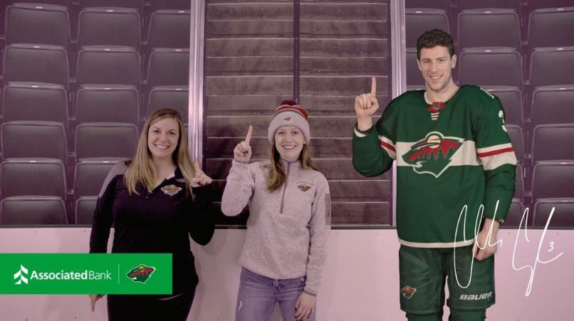 Fans will have opportunity to virtually interact with Charlie Coyle, Jason Zucker or Nordy then receive a digital image of their interaction.