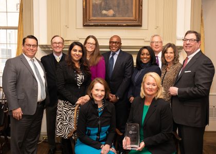 Associated Bank is recognized by Milwaukee Women inc and the Greater Milwaukee Committee with the Mary Ellen Stanek Award