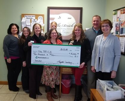 Associated Bank grant supports families in need through The BRICK Ministries Inc.