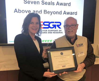 Employer Support of the Guard and Reserve recognizes Associated Bank for significant veteran support