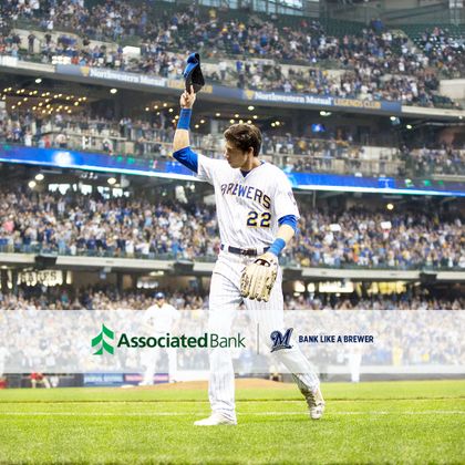 Milwaukee Brewers’ Christian Yelich joins the Associated Bank team
