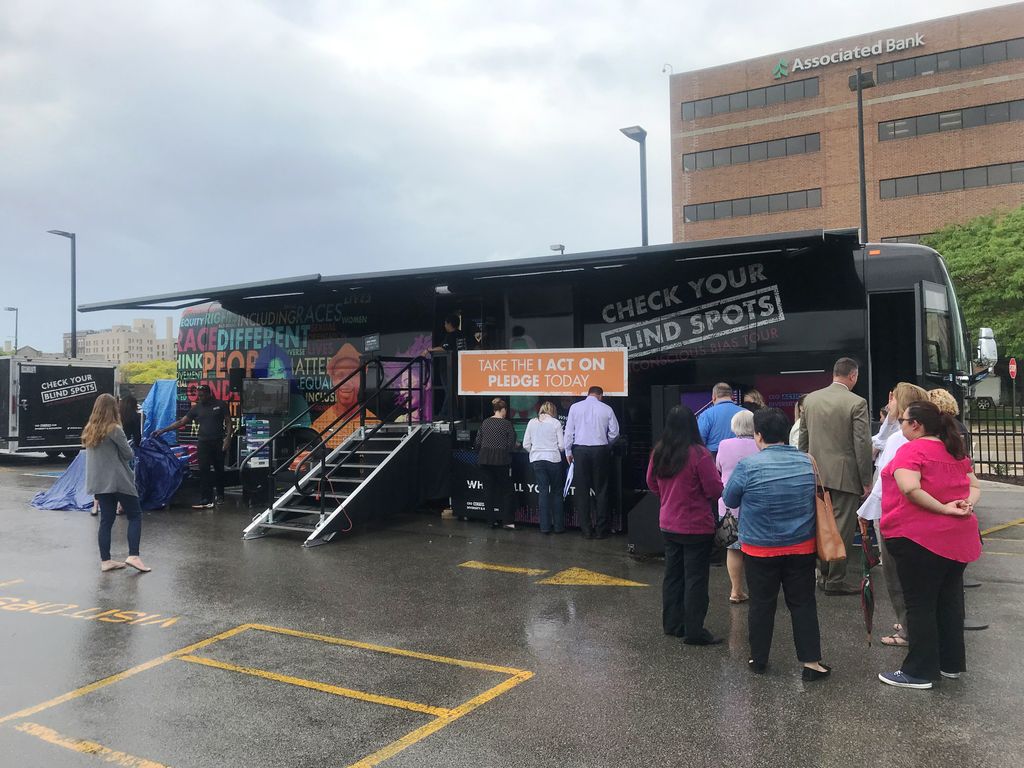 CEO Action Check Your Blind Spots unconscious bias tour bus