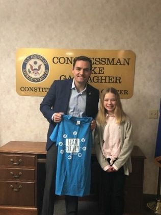 Congressman Mike Gallagher and Delly