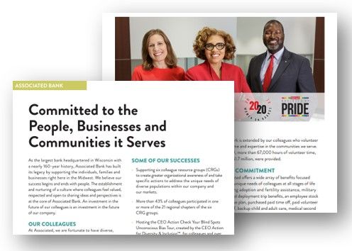 Associated Bank featured in ‘Better than Before, Inclusion & Diversity in Northeast Wisconsin’