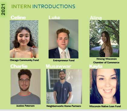 Associated Bank's first Nonprofit Internship Program welcome interns 