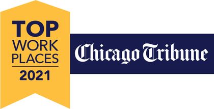 Chicago Tribune names Associated Bank a winner of the Chicagoland Top Workplaces 2021 award