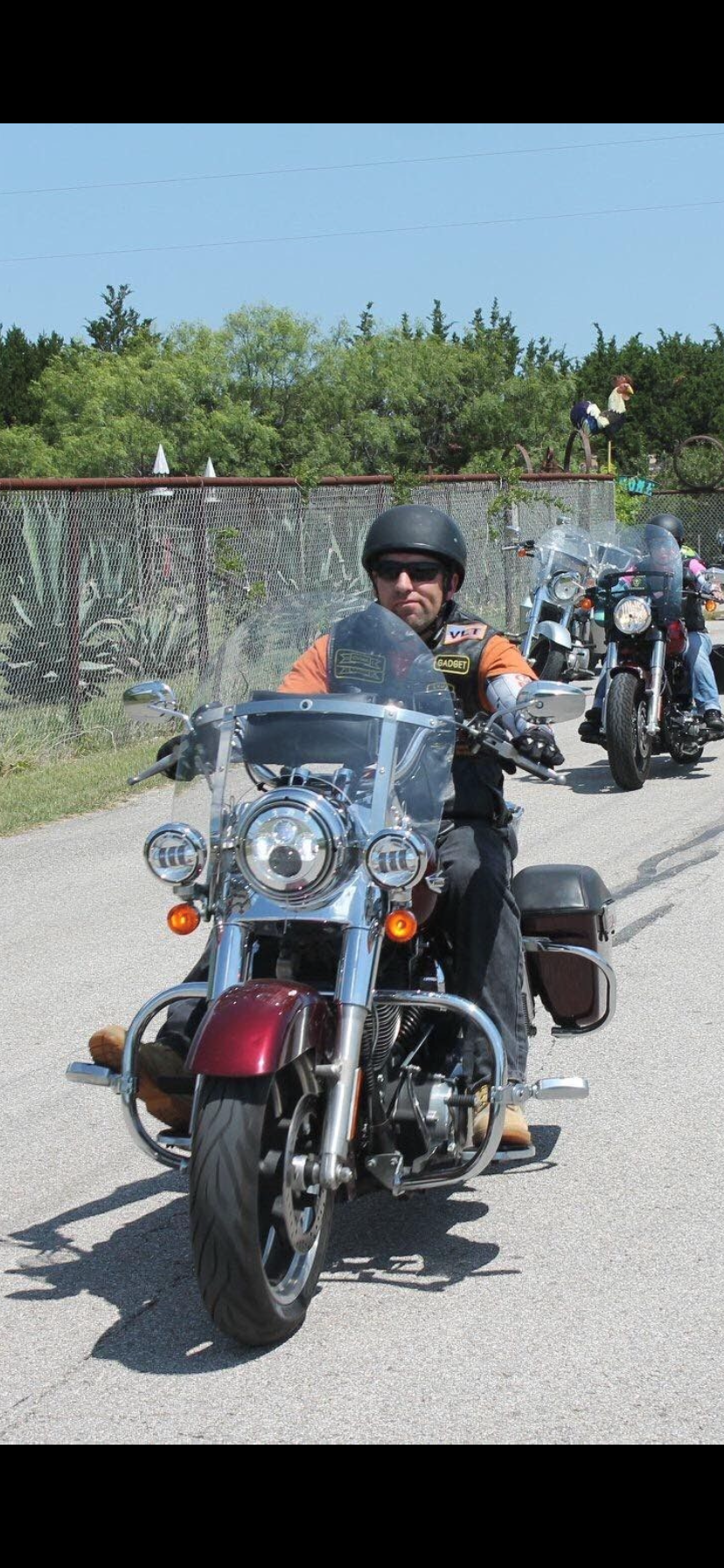 Larry Gorton, Jr. volunteers and organizes veteran charity motorcycle rides across the United States