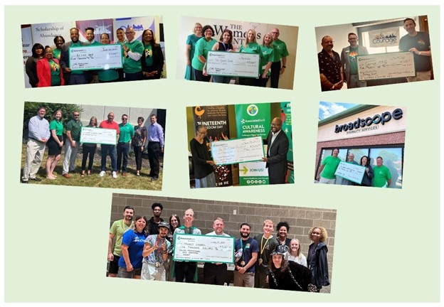 Nearly $35,000 gifted to seven nonprofits as identified by Associated Bank colleagues