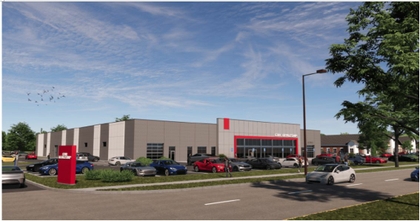 Associated Bank completes loan for Tesla sales/service center and adjacent parcel in Buffalo Grove, Illinois