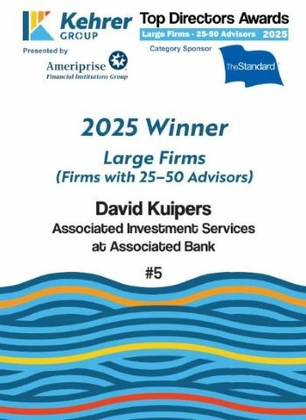 Associated Bank’s Associated Investment Services Leadership Receives 2025 Kehrer Top Director Award