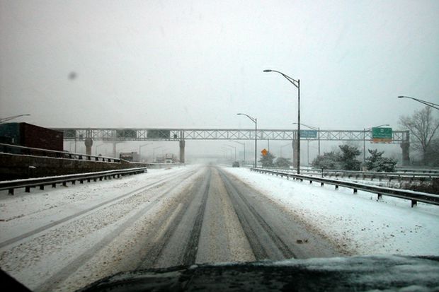 snowy highway 1