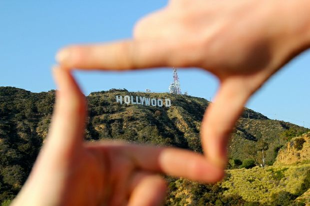 hollywood sign by davey nin