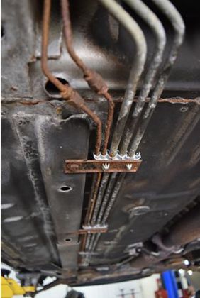 Rust on the undercarriage