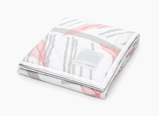 HAWAIIAN AIRLINES 毛布 グレー Hawaiian Airlines Gray Blanket 57 X 48 With Blow Up Pillow